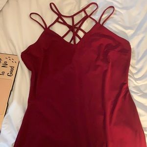 Privy - Burgandy Dress